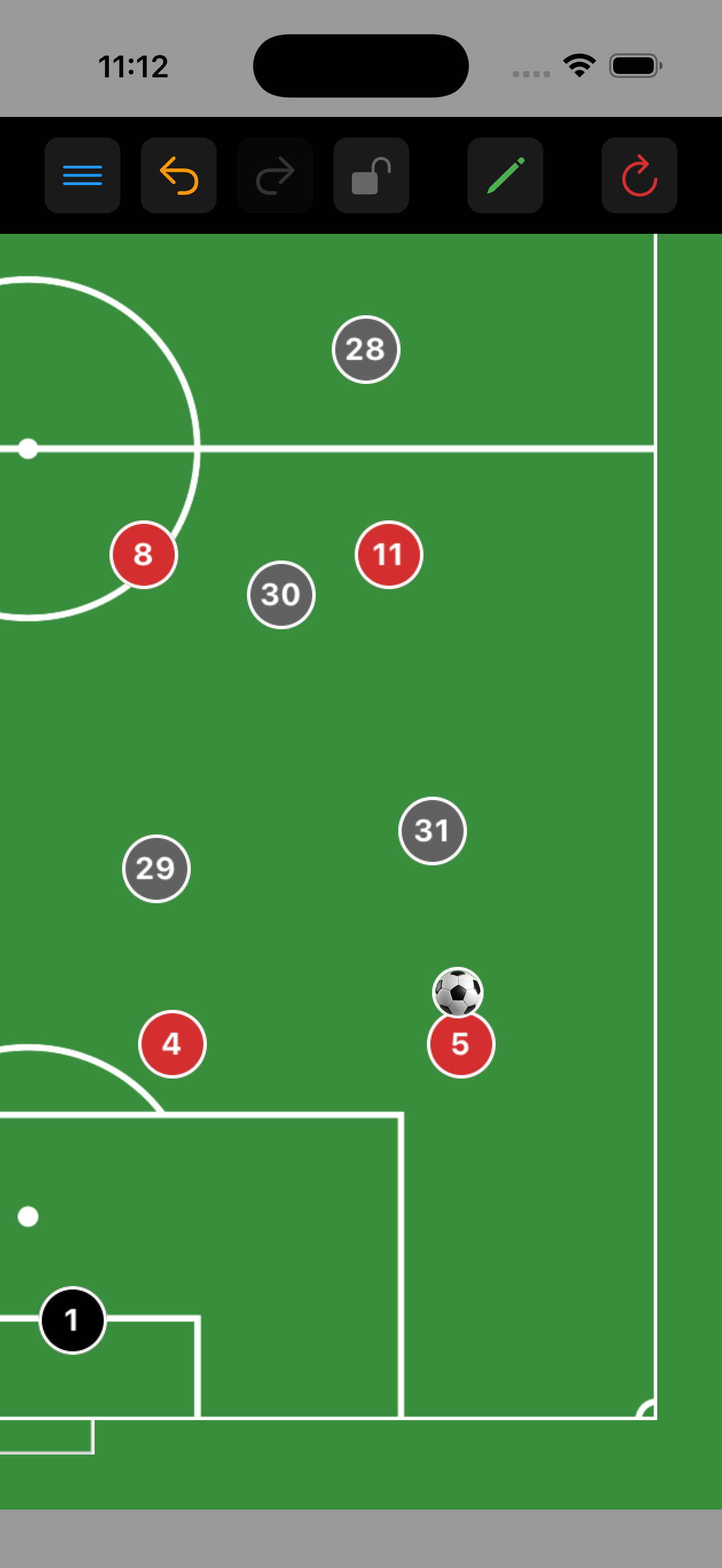 Touch gesture screenshot